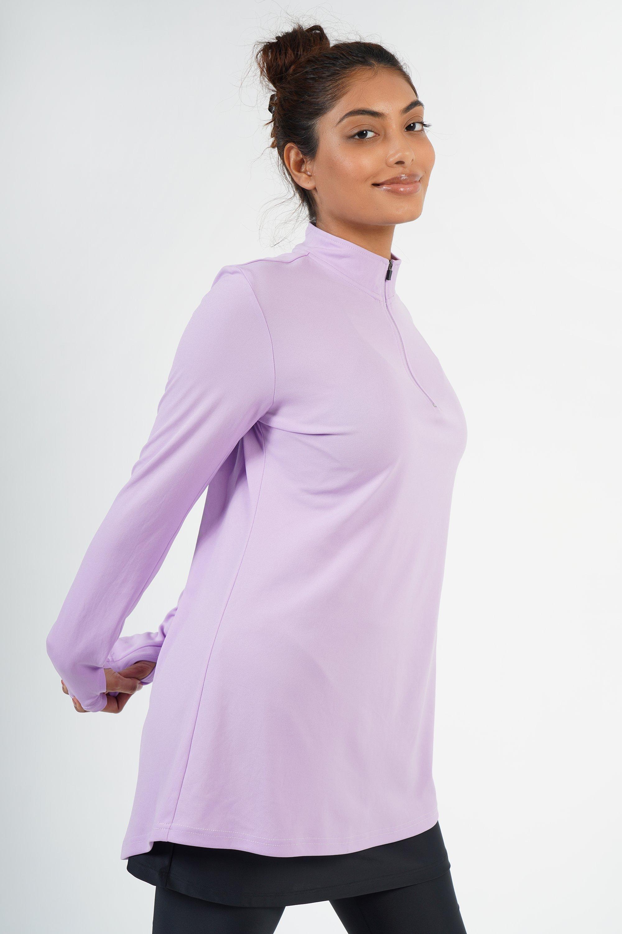 Modest Quarter-zip Pullover