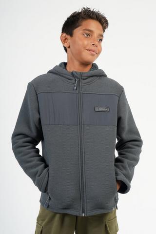 Sherpa-lined Zip-through Hoodie