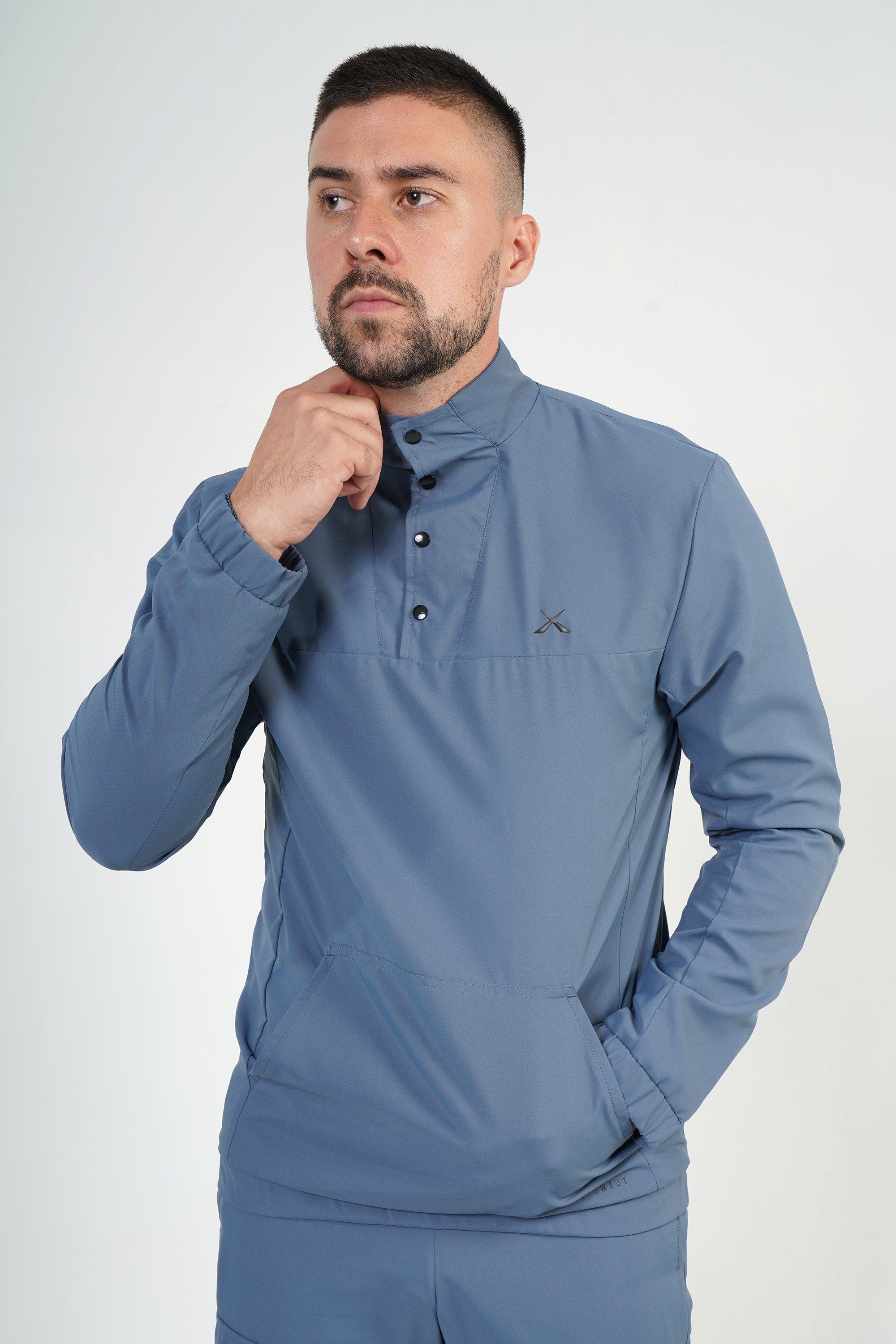 0401~Turtleneck Pullover with Zip main image 1