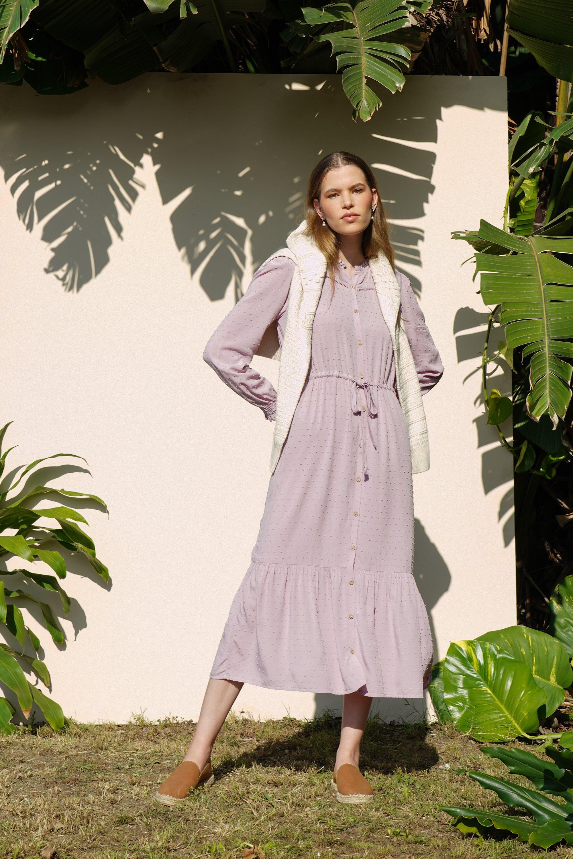 Adjustable Tiered Maxi Dress main image 1