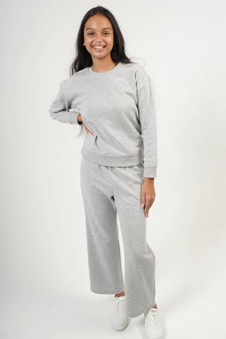 Wide Leg Fleece Bottoms