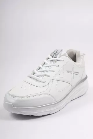 Mega White Walking Shoe