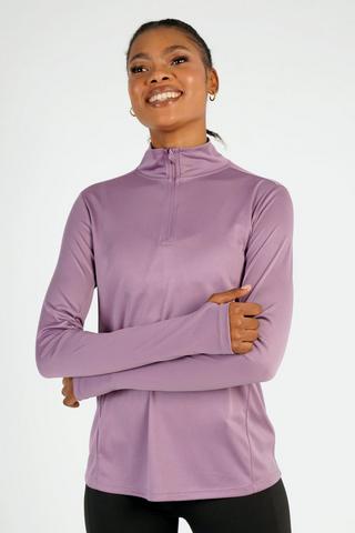 Quarter-zip Long Sleeve Active Top