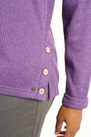 Ren Ribbed Drawstring Hem Pullover