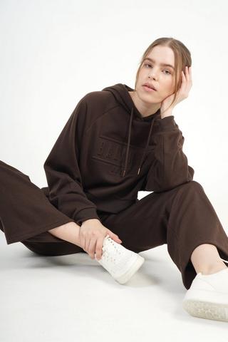 Embossed Fleece Pullover