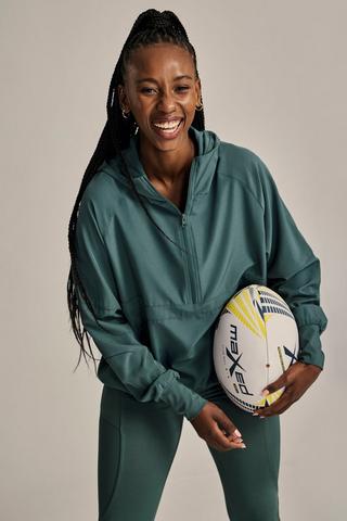 Quarter Zip Hooded Pullover