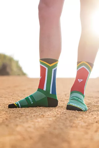 Versus South African Flag Active Socks 8-12