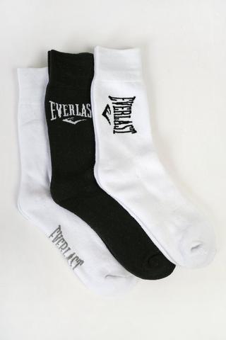 Everlast 3-pack Tennis Socks 4-7