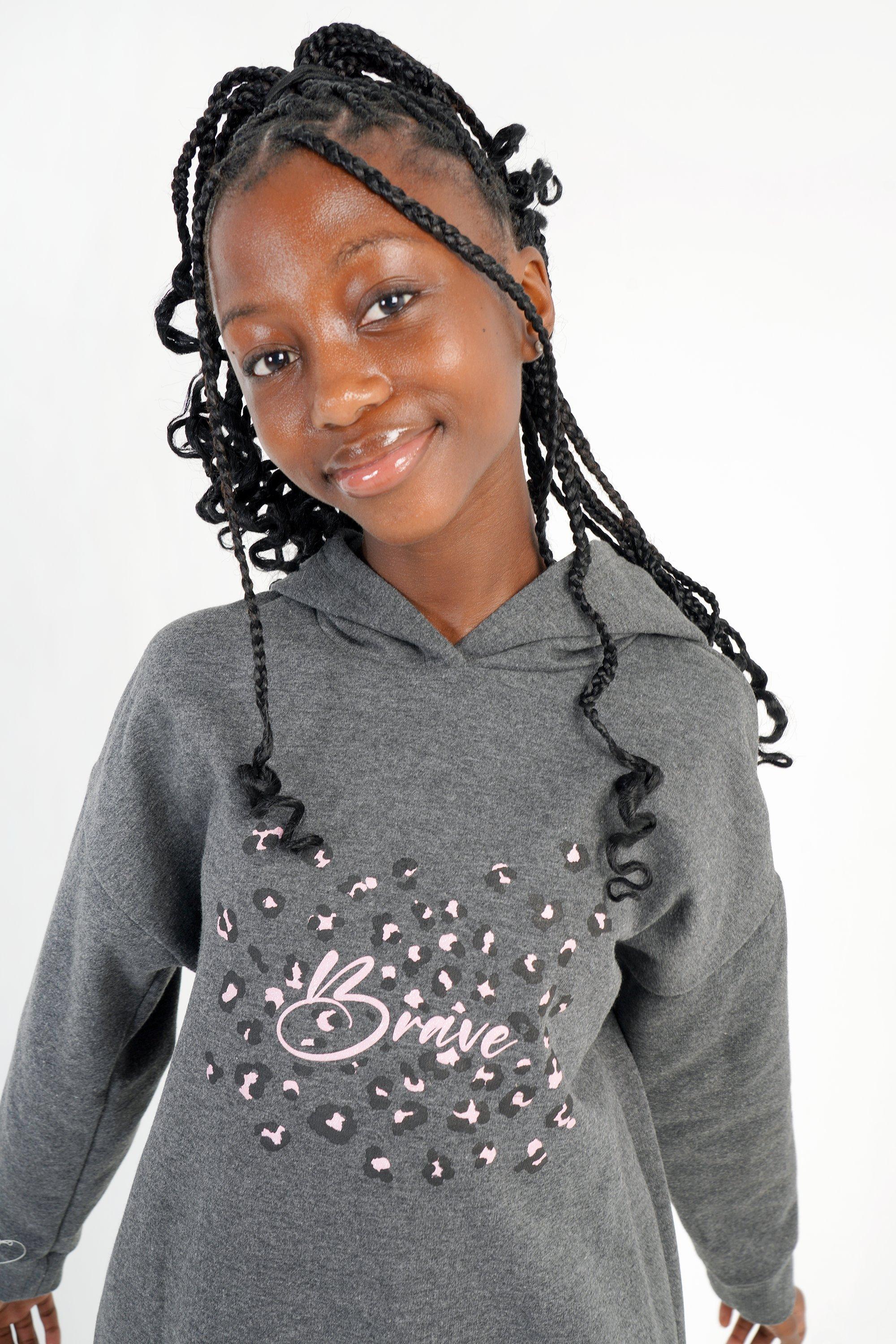 Hooded Fleece Dress
