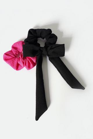 2-pack Bow Scrunchie