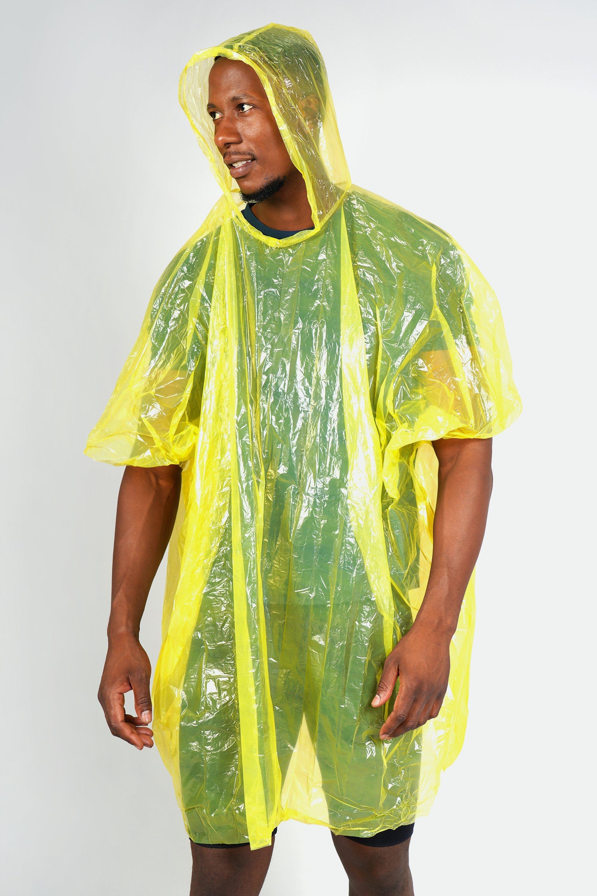 Poncho Raincoat Adult Rain Pocket Poncho Dark Blue