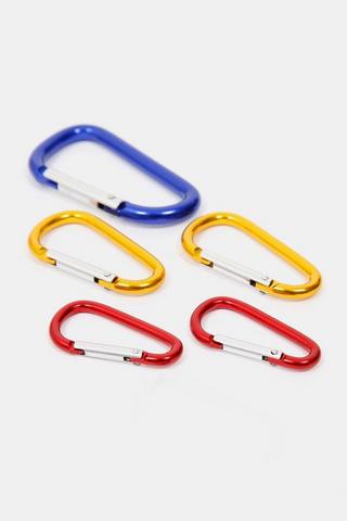 5-pack Steel Carabiners