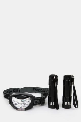 3 Led Headlamp And Torch Combo