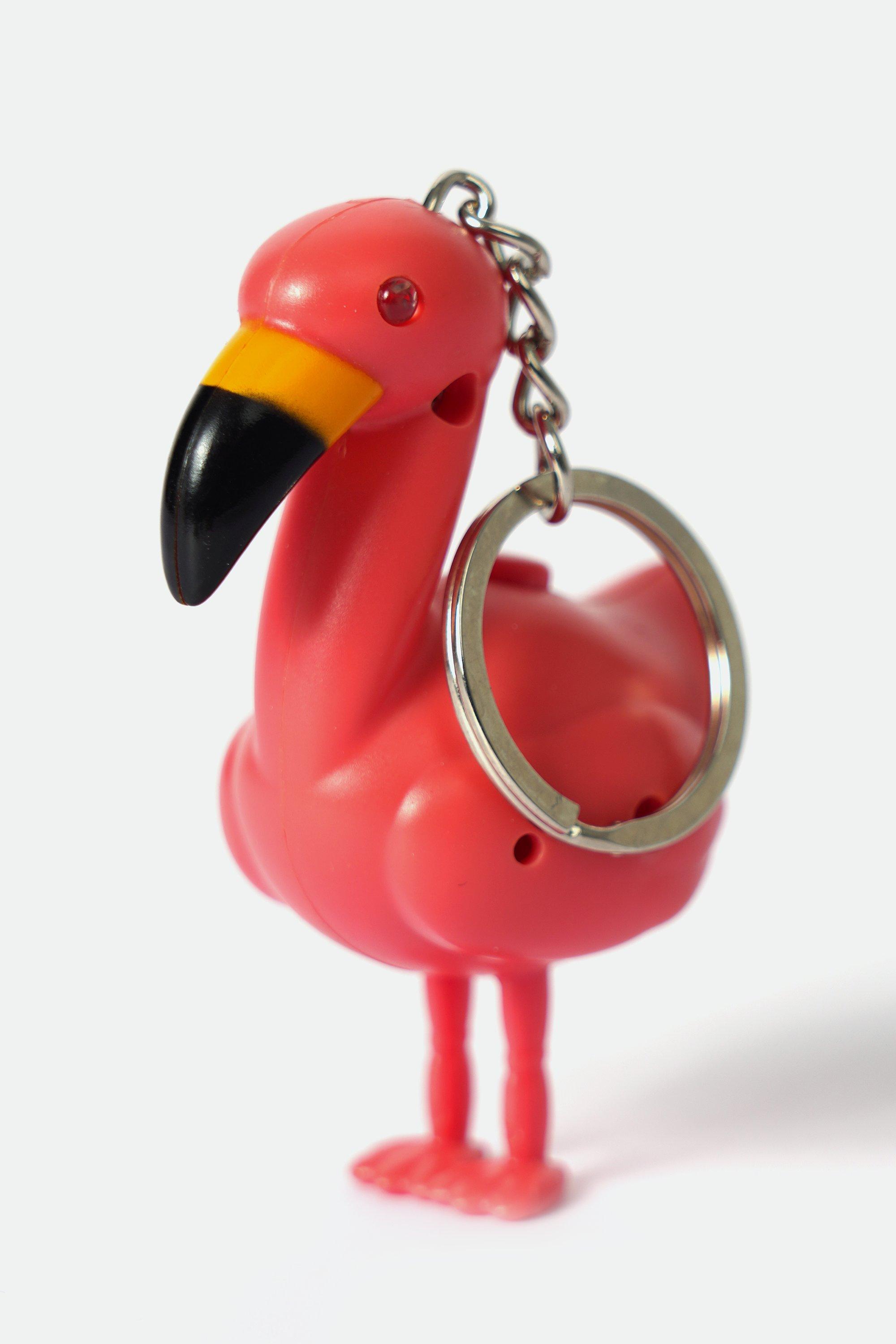 Flamingo Keyring