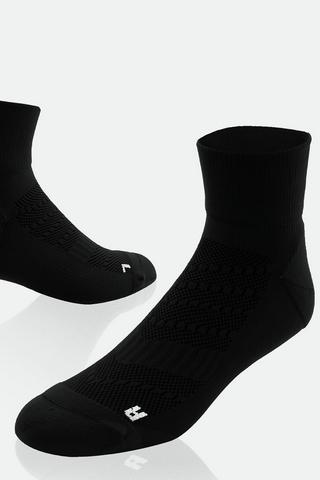 Versus Black Running Socks 4-7