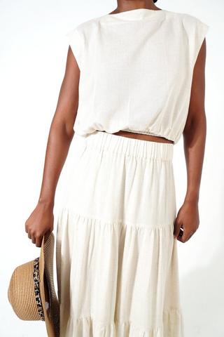 Tiered Maxi Skirt