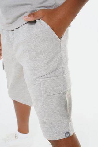 Fleece Cargo Shorts