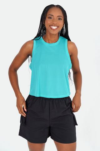 Textured Cropped Vest