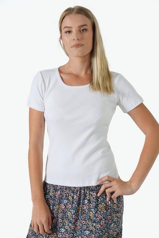 Ribbed Short Sleeve T-shirt