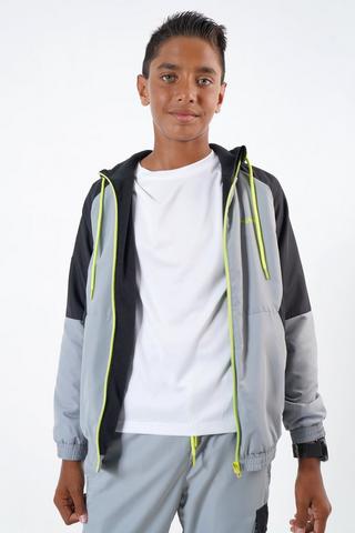 Fleece-lined Shell Zip-through Jacket