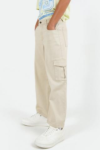 Twill Cargo Pants