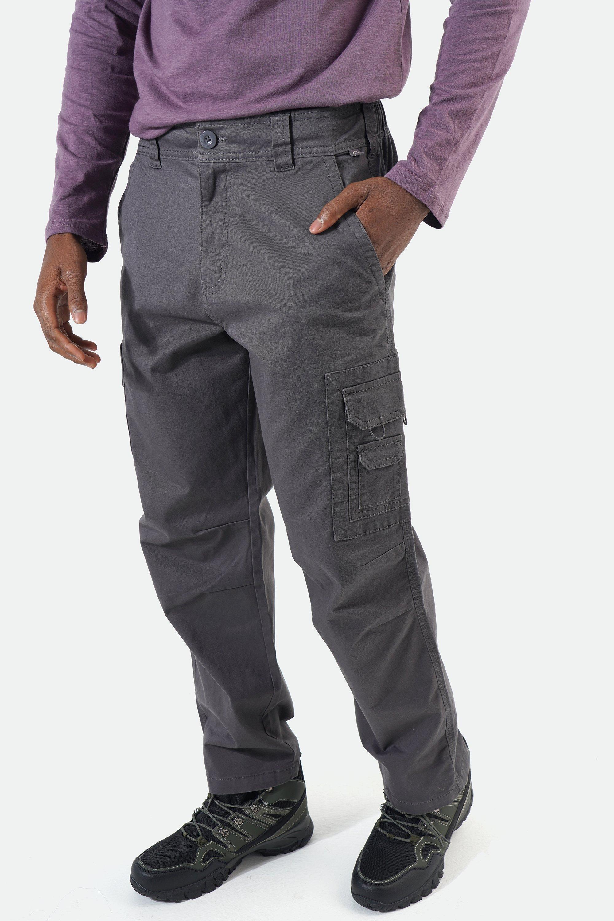 Relaxed Cotton Cargo Pants