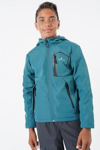 Fleece-lined Shell Zip-through Jacket