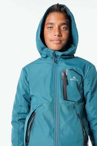 Fleece-lined Shell Zip-through Jacket