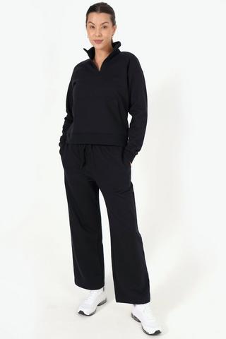 Wide Leg Fleece Bottoms
