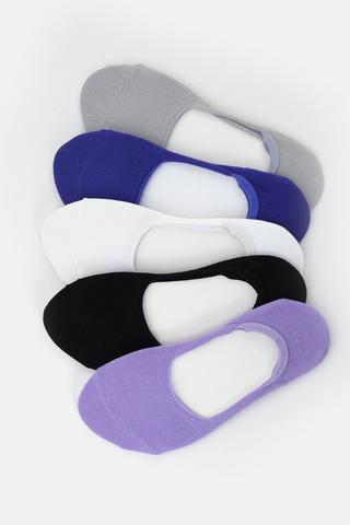 5-pack Seamless Knit Secret Socks 8-12