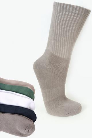5-pack Tennis Socks - 4 To 7