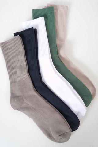5-pack Tennis Socks - 4 To 7