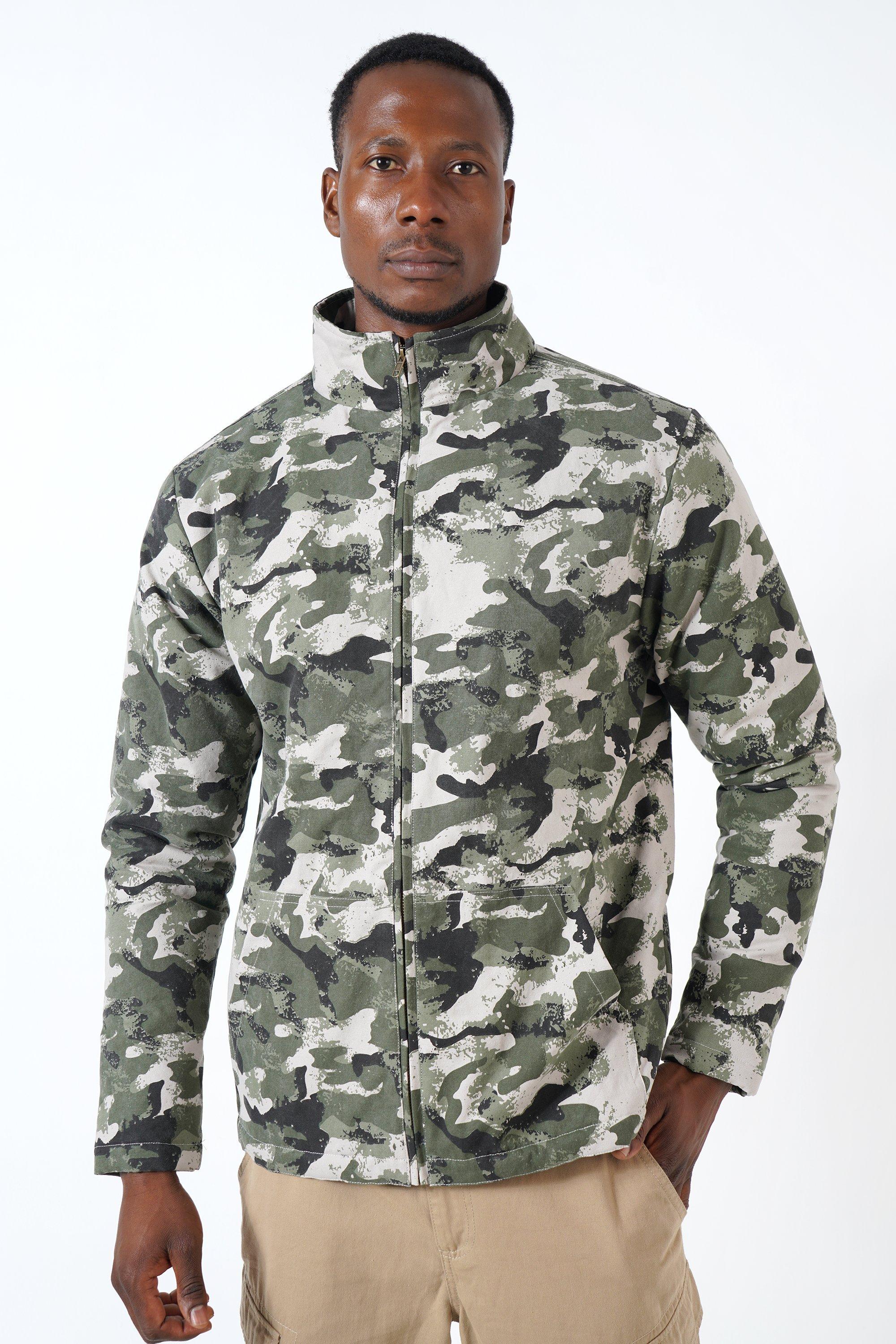 【美品】maturely Camo Cape Coat SM longer Camo puffy jacket – ClothingCo