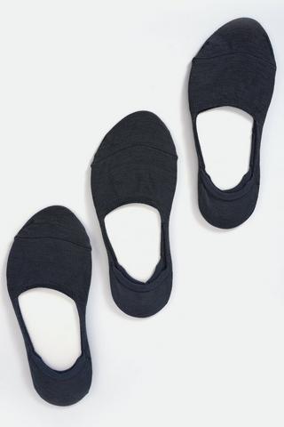 3-pack Seamless Knit Secret Socks