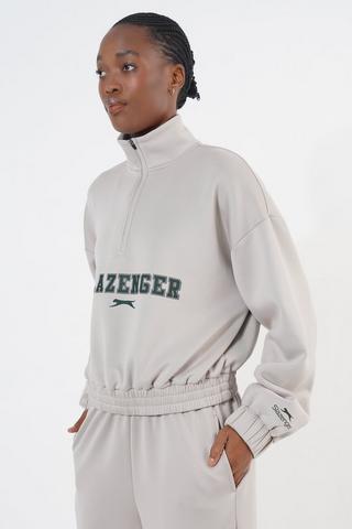 Slazenger Oversized Quarter-zip Pullover