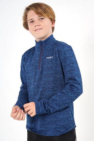 Quarter Zip Long Sleeve T-shirt