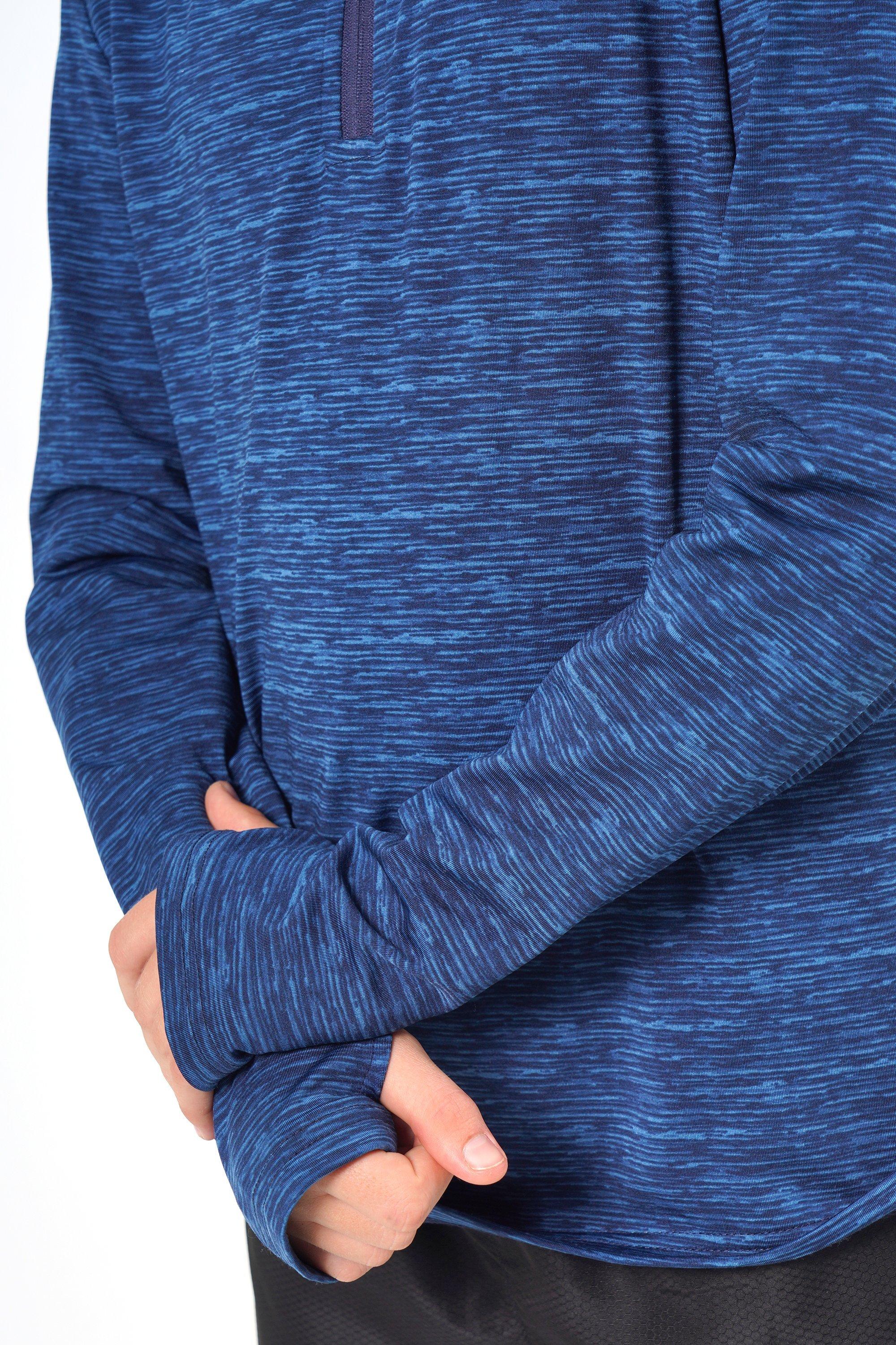 Quarter Zip Long Sleeve T-shirt