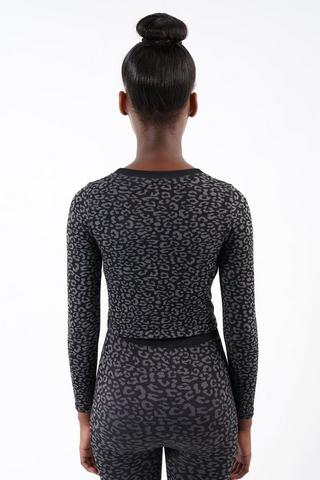 Long Sleeve Seamless Crop Top