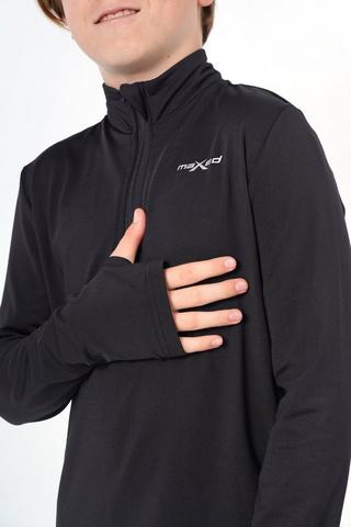 Quarter Zip Long Sleeve T-shirt