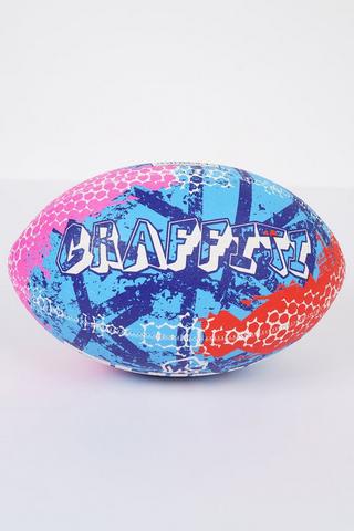 Rhino Graffiti Rugby Ball