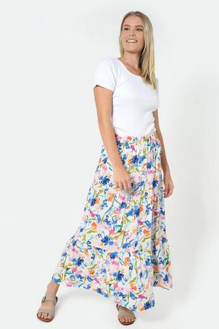 Tiered Maxi Skirt