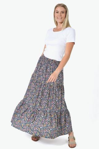 Tiered Maxi Skirt