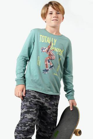 Cotton Long Sleeve T-shirt