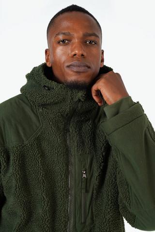 Sherpa-lined Zip-through Hoodie