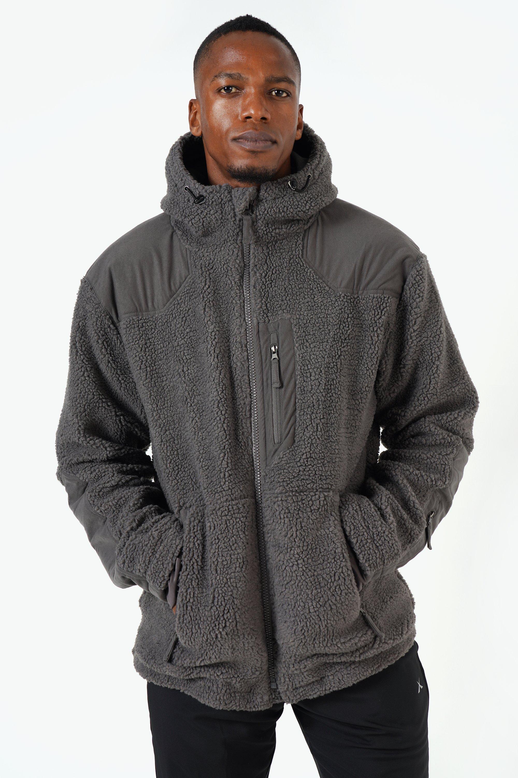 Sherpa-lined Zip-through Hoodie