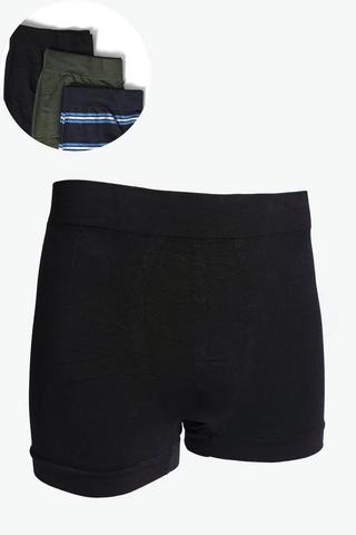 3-pack Seamless Boxer Briefs