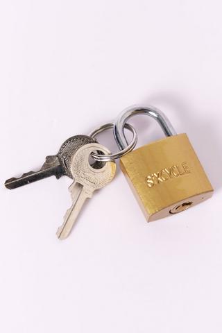Single Brass Padlock
