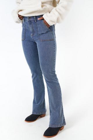 Wide Leg Denim Jeans