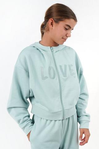 Fleece Zip Through Hoodie
