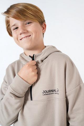 Fleece Quarter Zip Hoodie